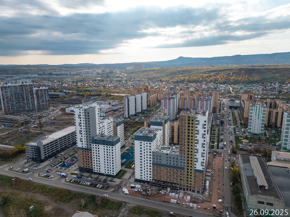 Ход строительства прогресс-кварталов «Перемены» — сентябрь 2025