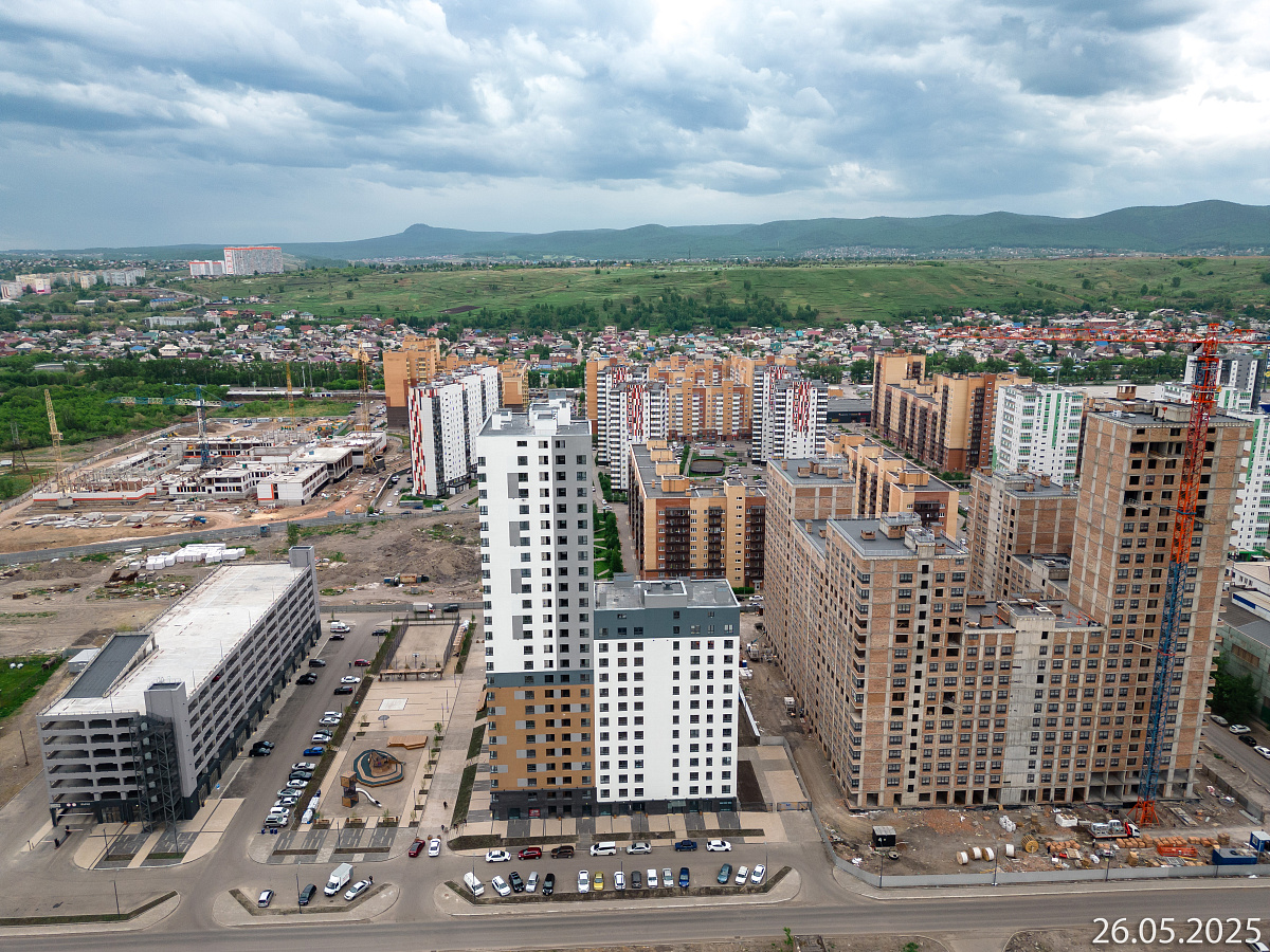 Ход строительства прогресс-кварталов «Перемены» — май 2025