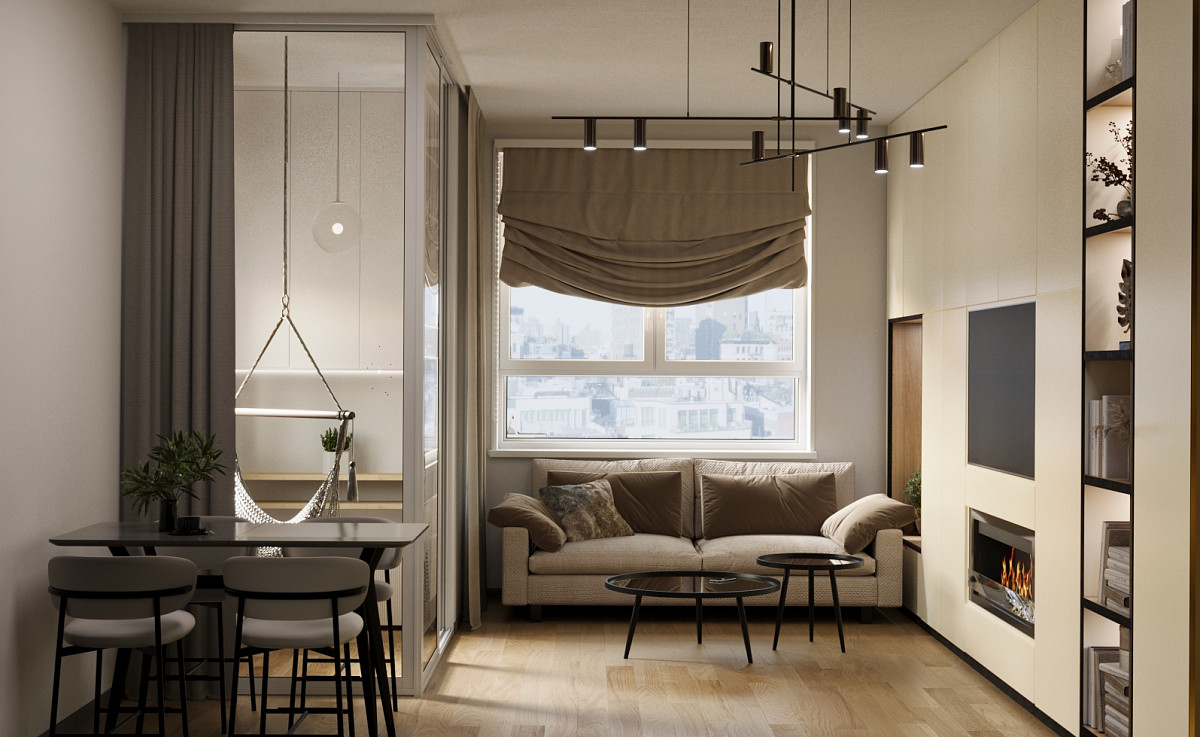 Маленькая квартира — большой уют: как обустроить студию без лишних вещей