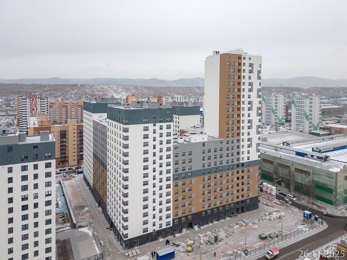 Ход строительства прогресс-кварталов «Перемены» — ноябрь 2025