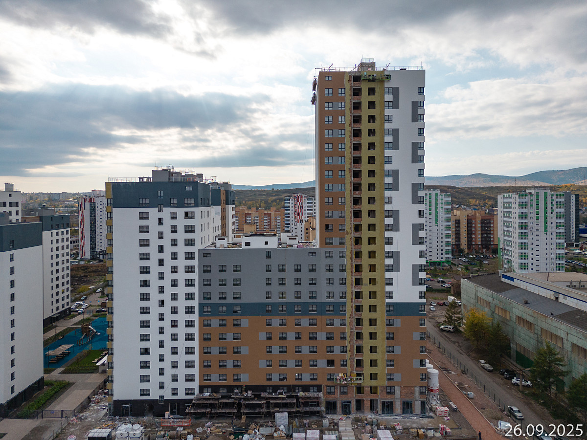 Ход строительства прогресс-кварталов «Перемены» — сентябрь 2025