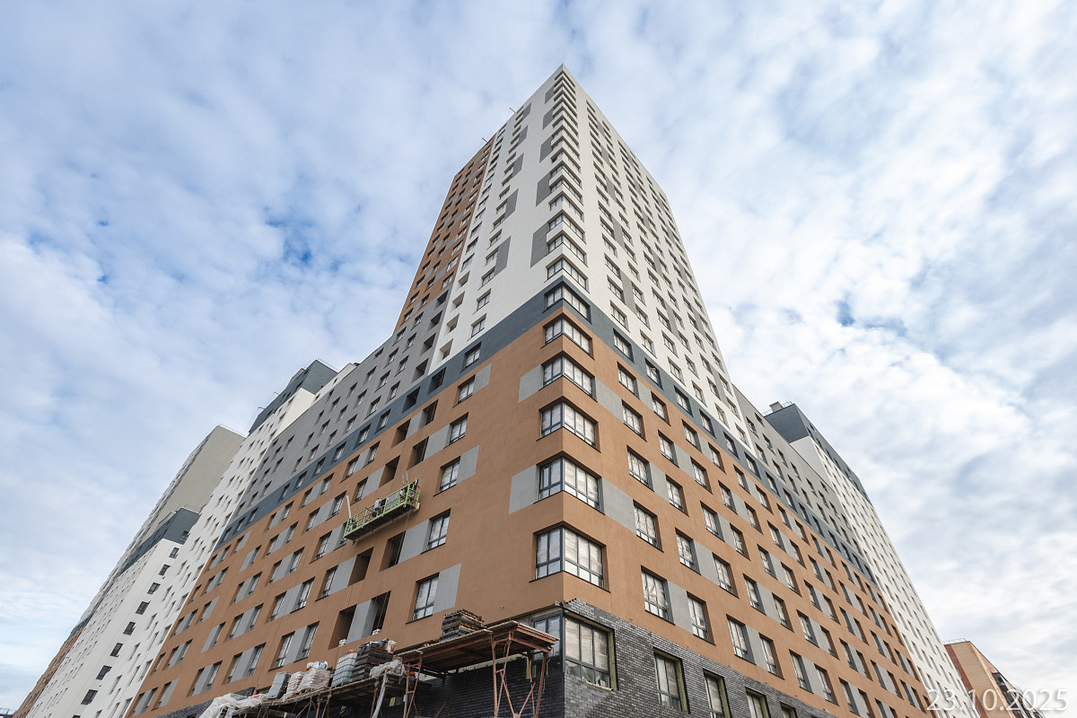 Ход строительства прогресс-кварталов «Перемены» — октябрь 2025