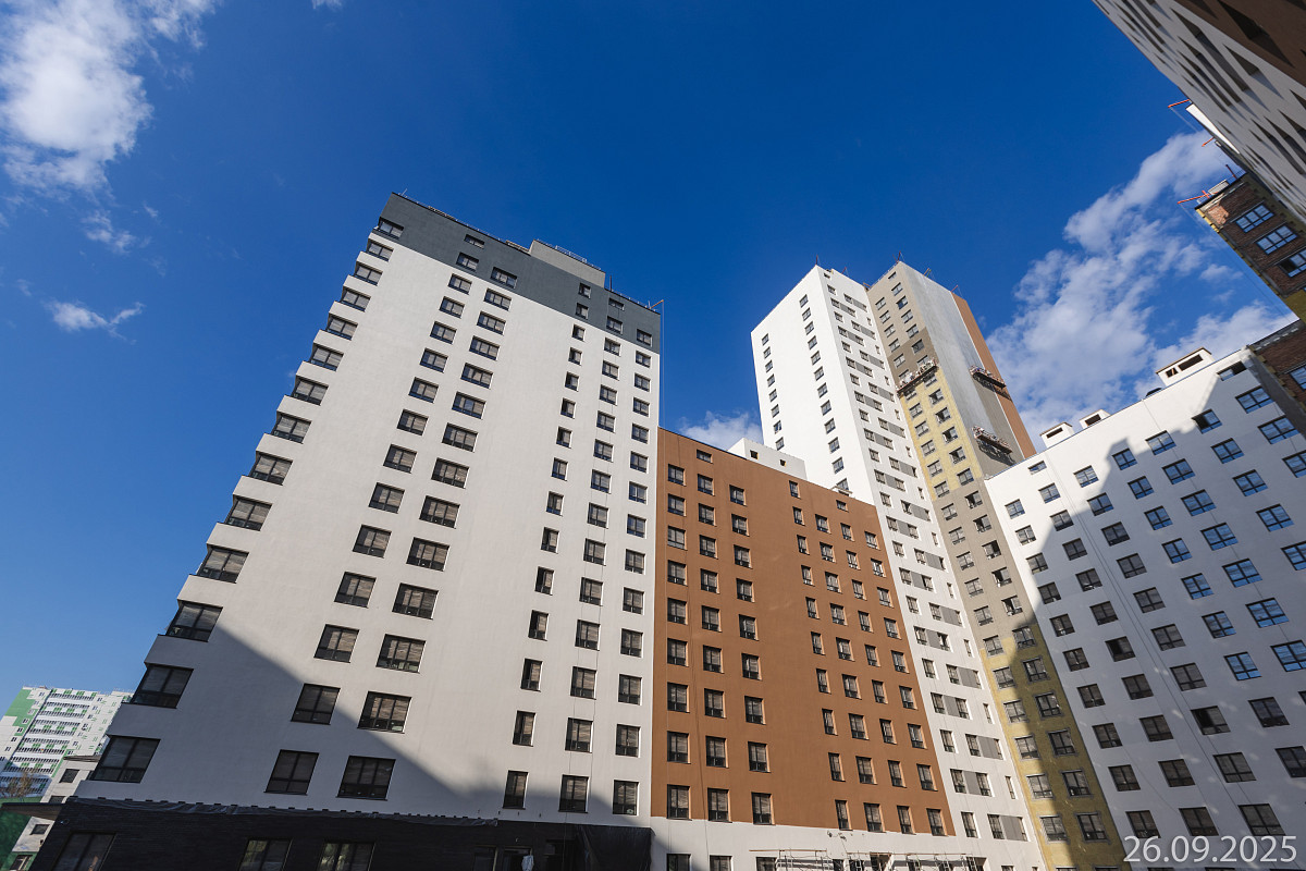 Ход строительства прогресс-кварталов «Перемены» — сентябрь 2025